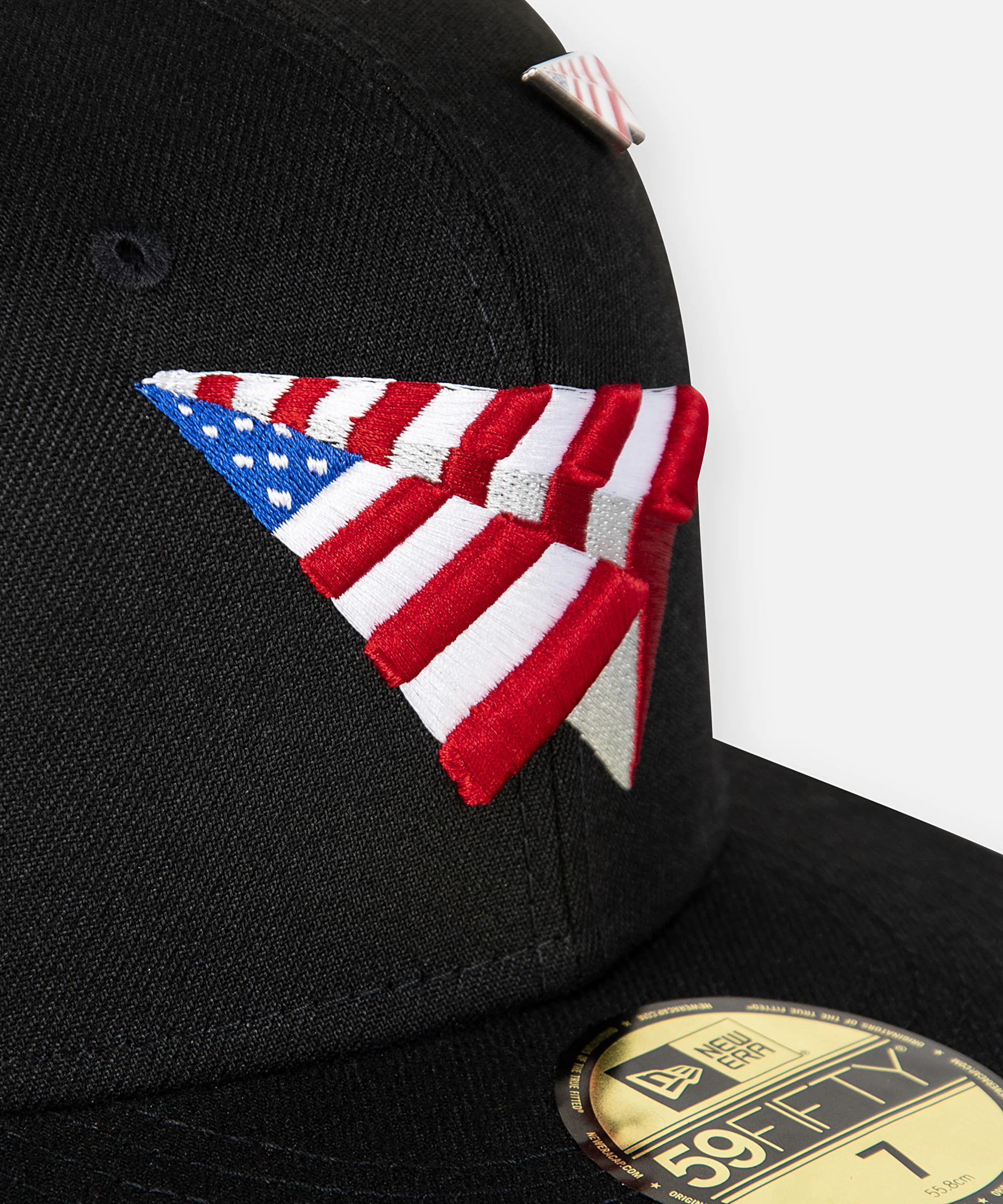 American Dream Black Crown Fitted Hat - Image 8