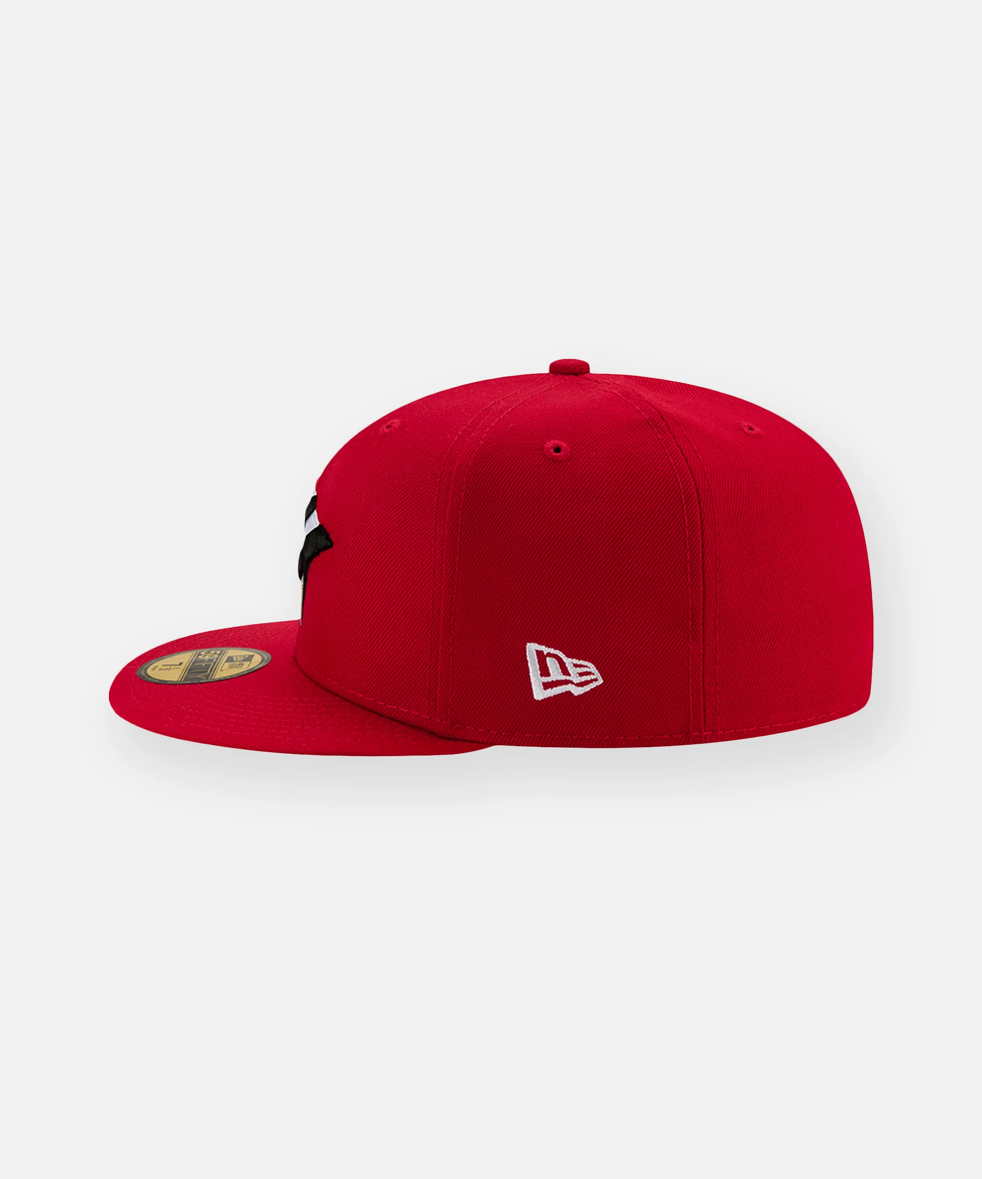 Crimson Crown Fitted Hat W/ Grey Undervisor - Image 4