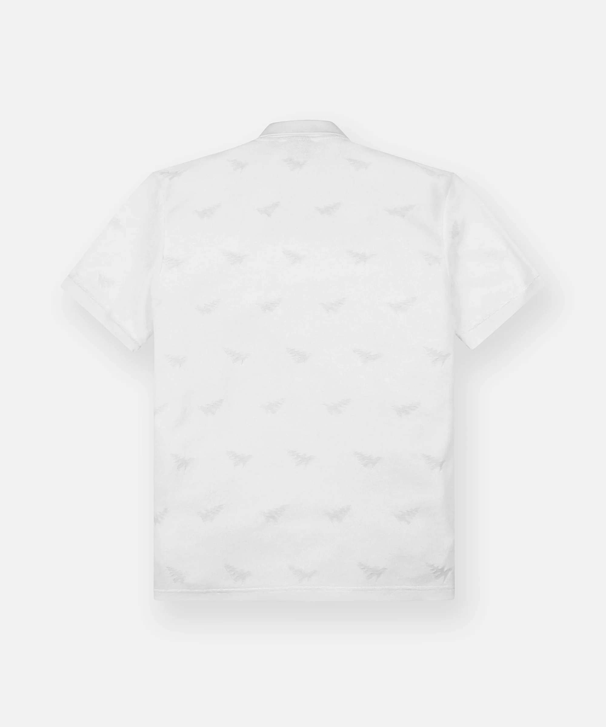 Jacquard Terry Johnny Collar Polo - Image 4