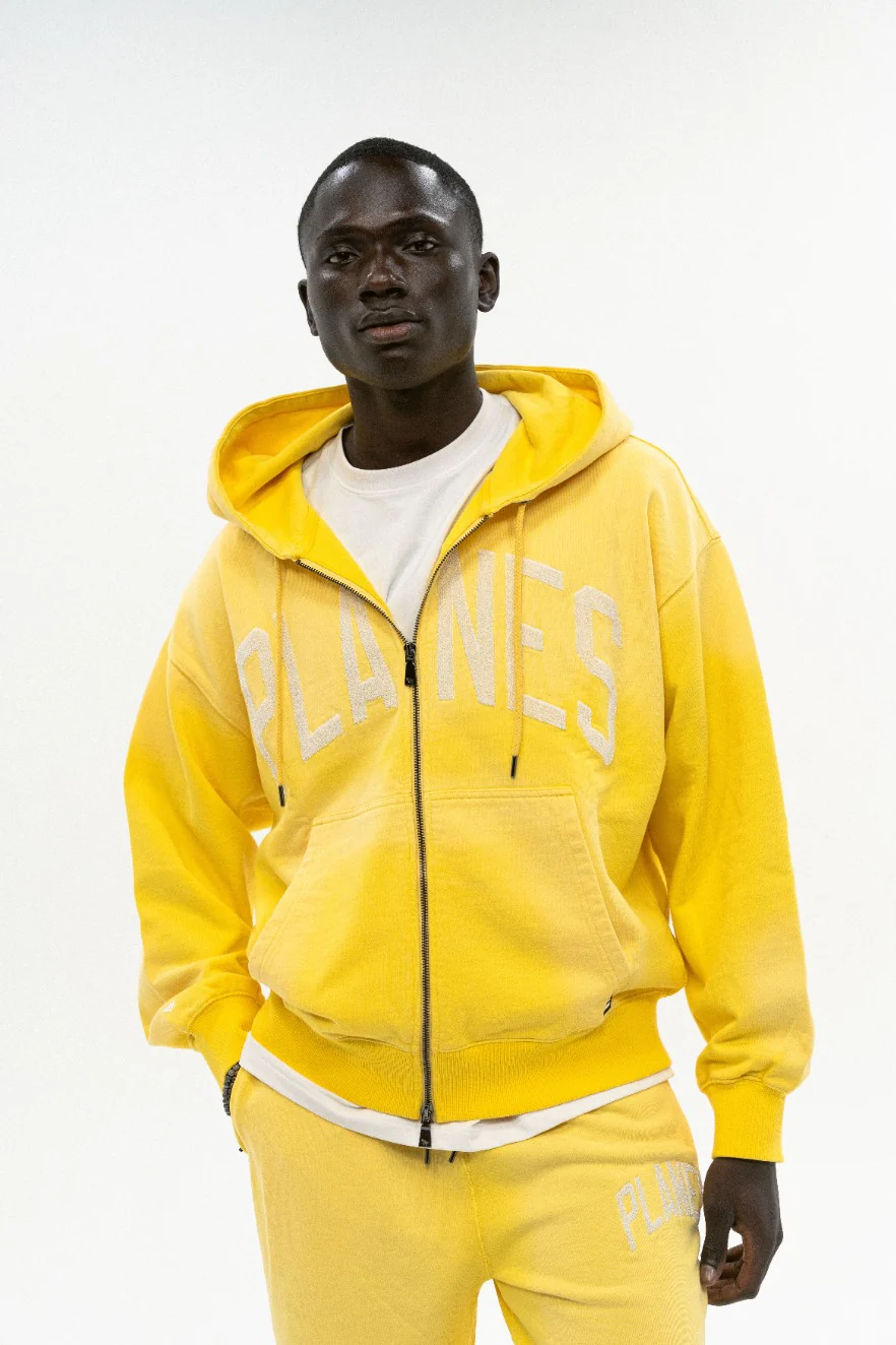 Paper Planes Arched Zip Hoodie - Image 2