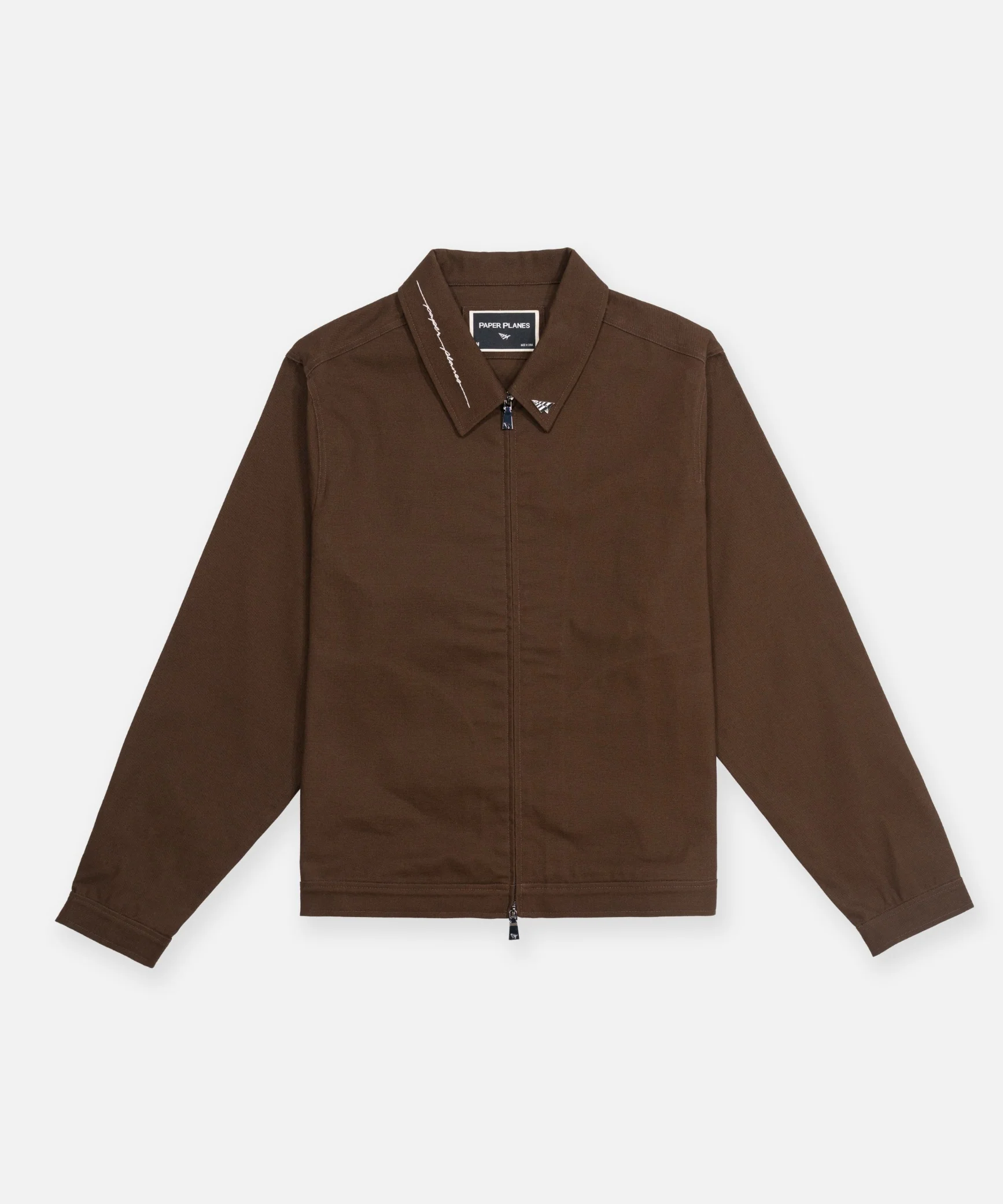 Paper Planes Canvas Script Work Jacket