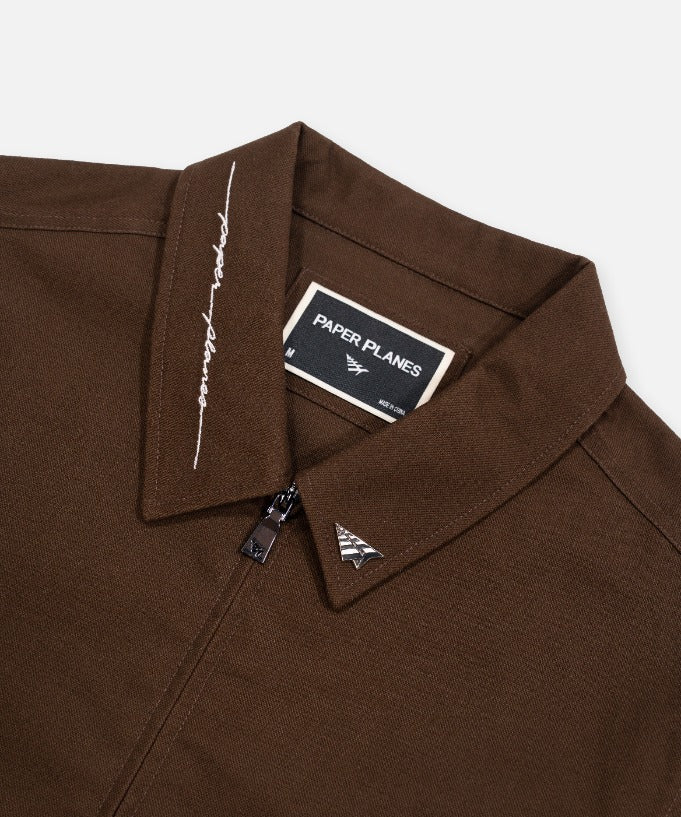 Paper Planes Canvas Script Work Jacket - Image 2