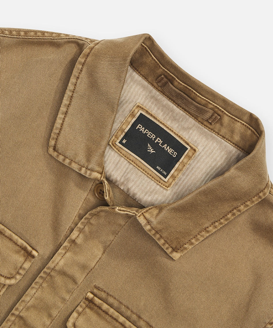 Planes Sandstone Cargo Jacket - Image 4
