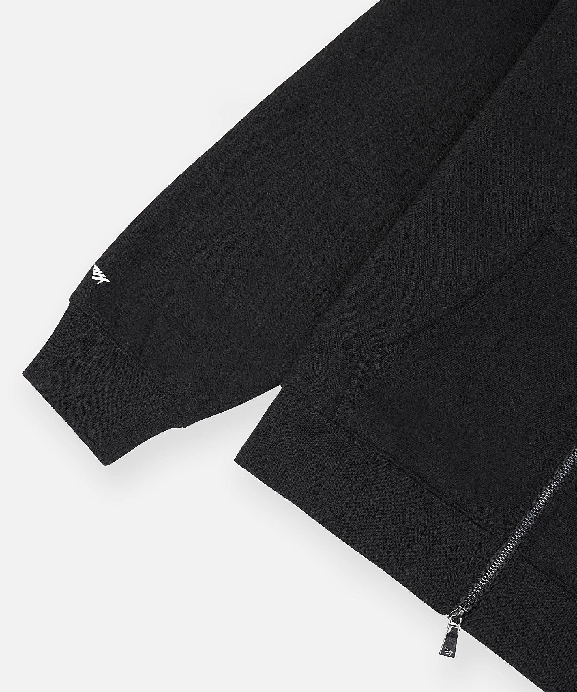 Planes Oversized Script Weld Zip Up Hoodie - Image 4