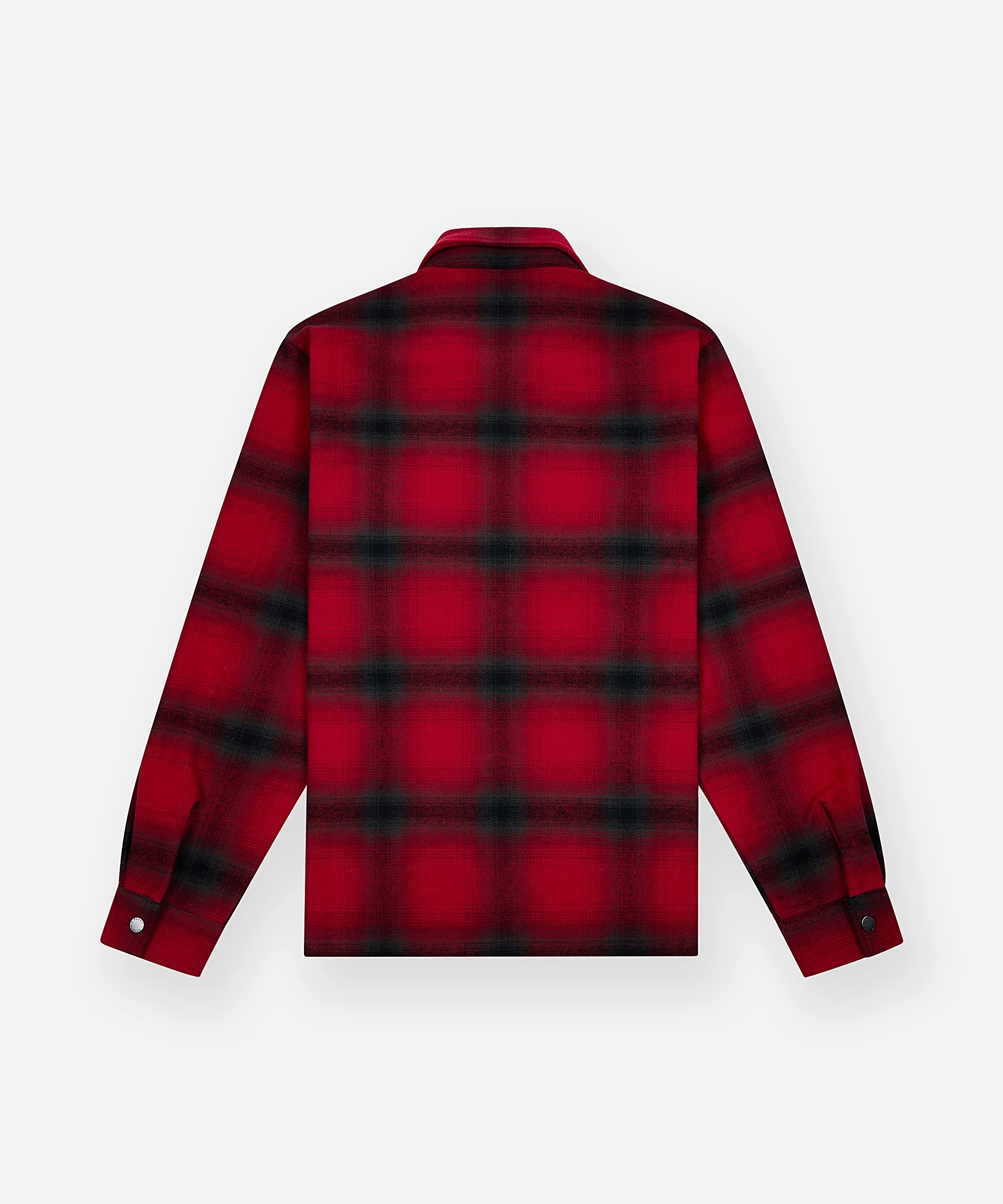 Planes Shadow Plaid Zip Flannel Shirt - Image 3