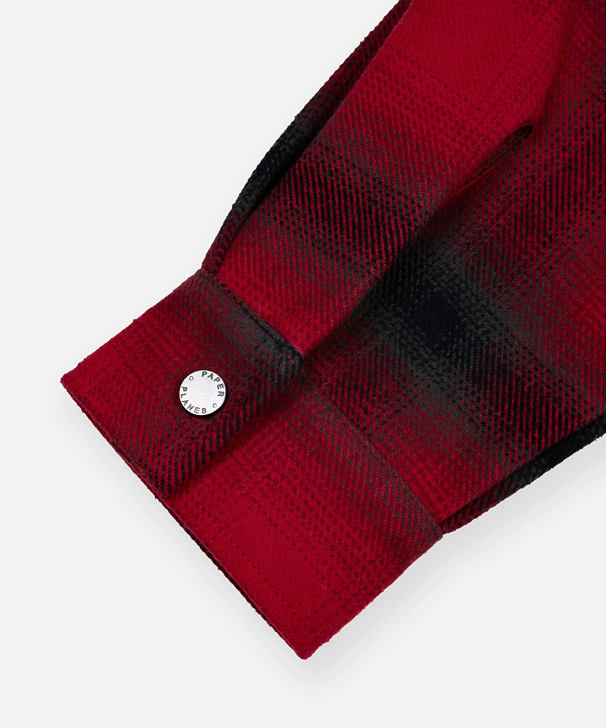 Planes Shadow Plaid Zip Flannel Shirt - Image 5
