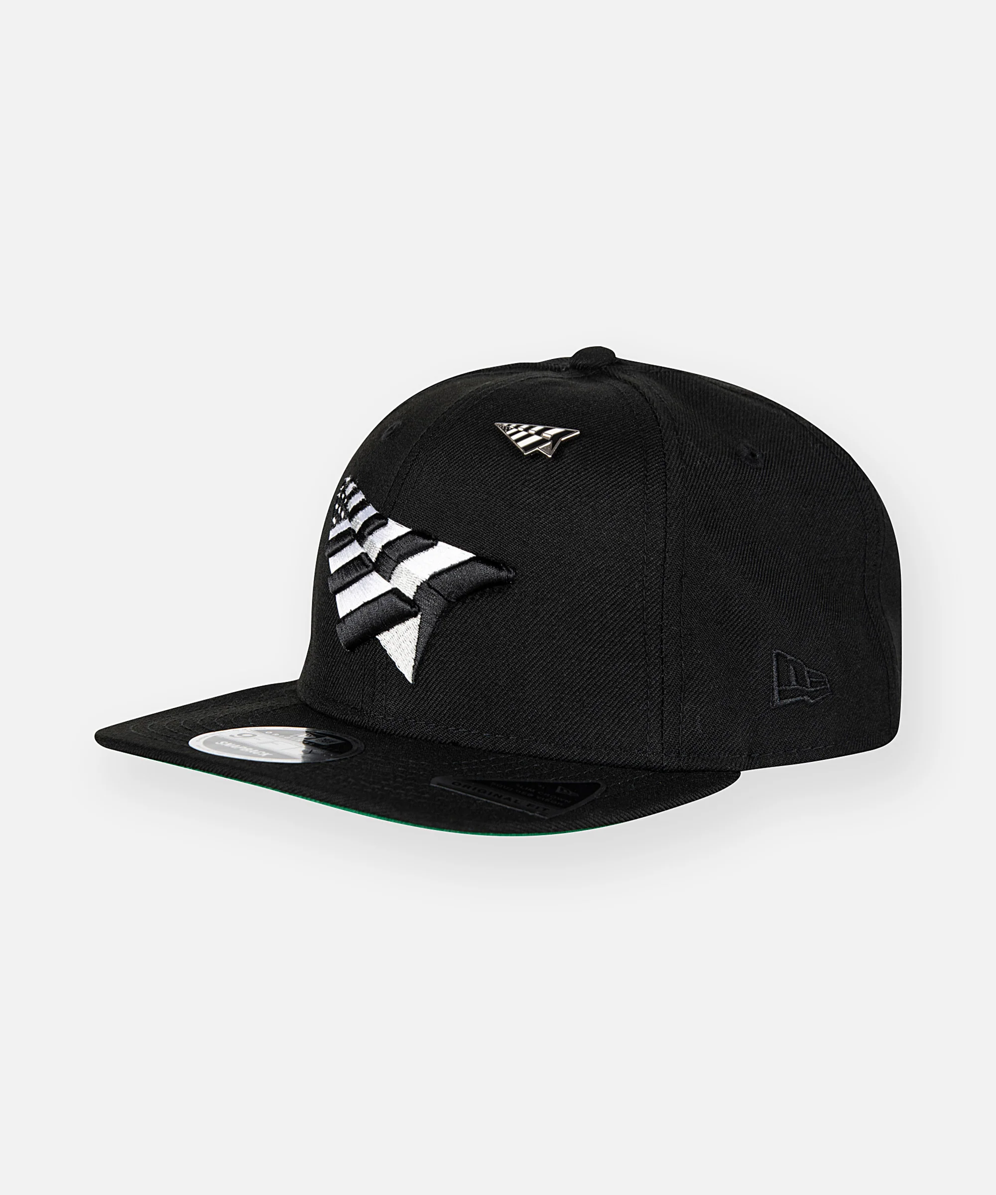 The Original Crown Old School Snapback Hat with Black Undervisor - Image 4