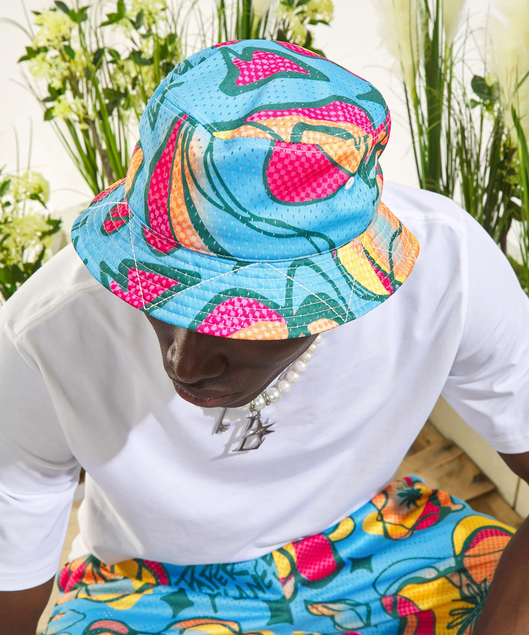 Tropicalia Mesh Bucket Hat - Image 2